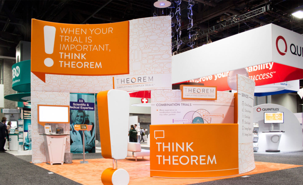 Theorem Clinical Research Trade Show Booth